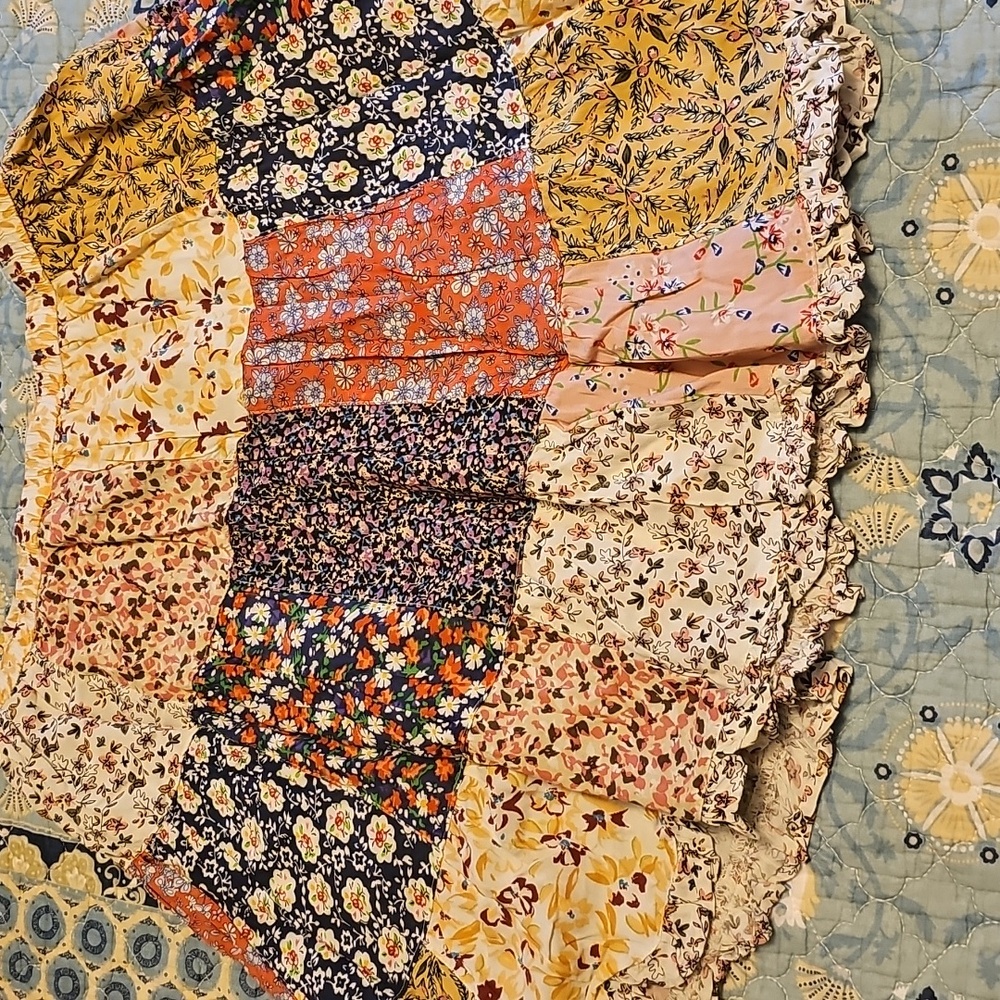 Nwt Young Threads Women's Patchwork Mini Skirt - … - image 5